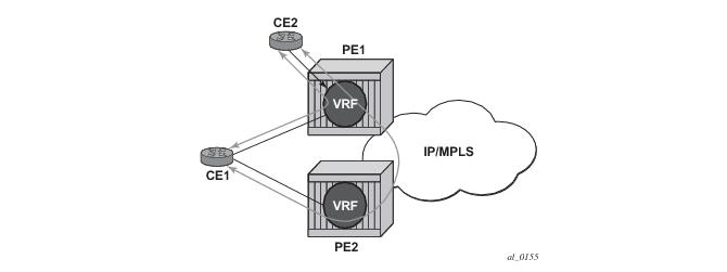 Virtual Private Routed Network Service