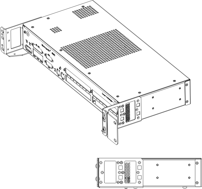 Mounting position for MADM compact racks, Wavestar ADM 16/1 racks and DACS racks