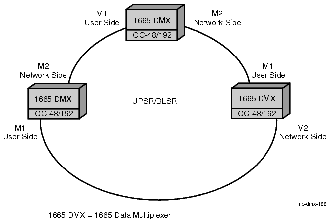 User/Network side designation on a UPSR/BLSR