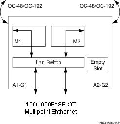 Ethernet multi-point cross-connection