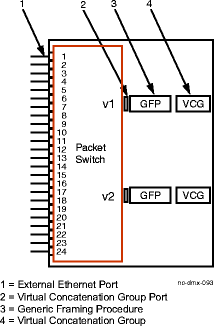 LNW66 Fast Ethernet circuit pack