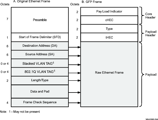 Ethernet transport