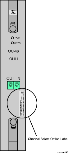 Channel select option label on LNW137B