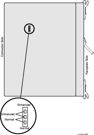 Jumper settings for enhanced mode