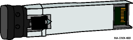 Pluggable transmission module with dust cover (optical only)