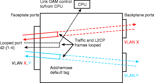 VLNC40/42 link loopback — Example 2