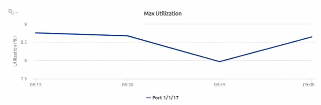 Ports and Interfaces Utilization Details report