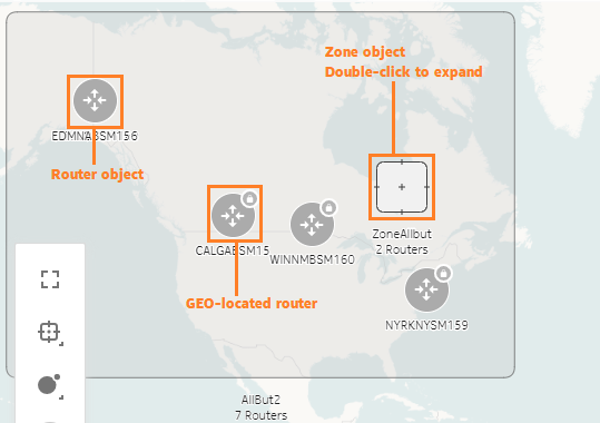 Exploring region contents - IGP layer