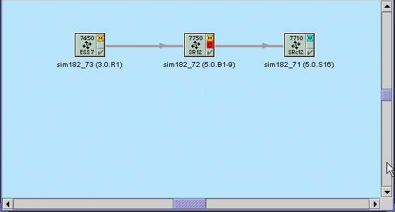 LSP path topology map
