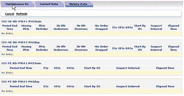 CES History Tab