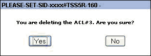 Delete MAC ACL