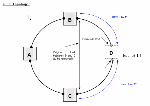 Insert Node Ring Topology