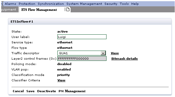ETS Flow Management ETS Flow Management