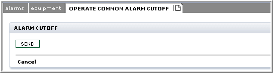 Alarm cutoff