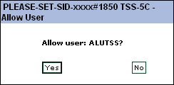 Allow User permissions
