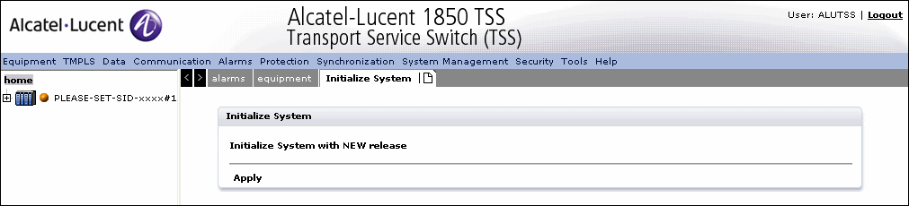 Initialize and Upgrade with a new release