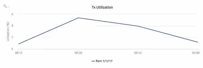 Ports and Interfaces Utilization Details report