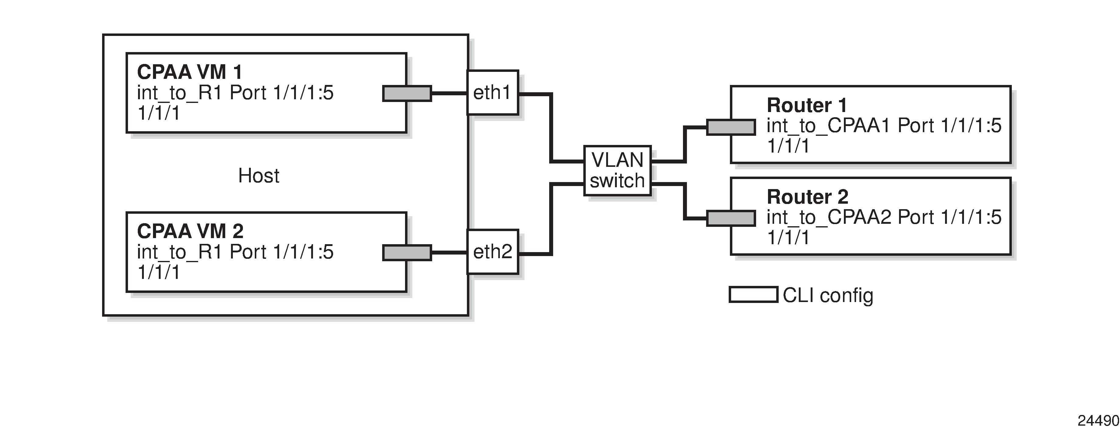 vCPAA direct interface model deployment