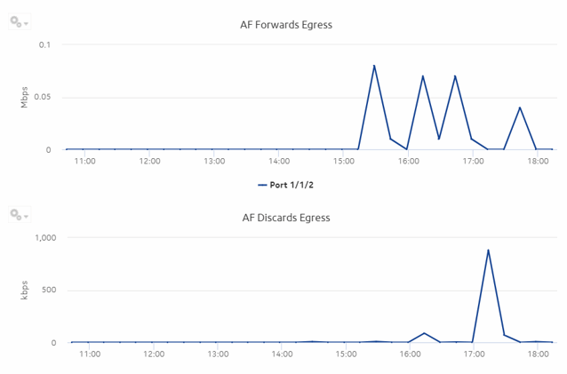 Ports and Interfaces Forwards and Discards per Queue Details report