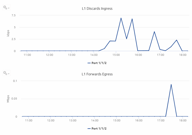 Ports and Interfaces Forwards and Discards per Queue Details report