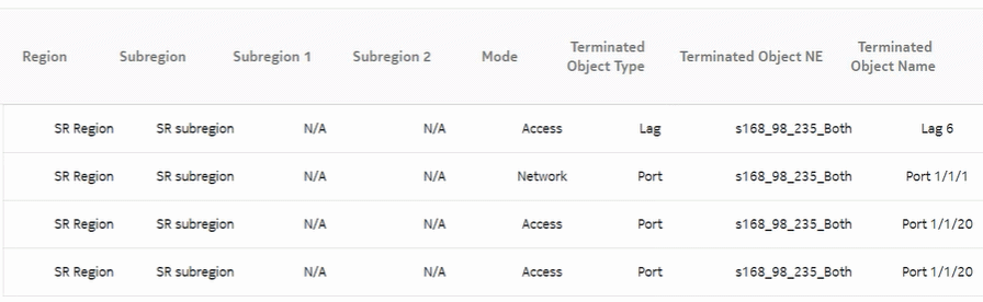 Ports and Interfaces Forwards and Discards per Queue Summary report