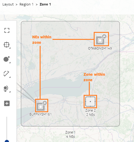 Exploring zone contents - physical layer