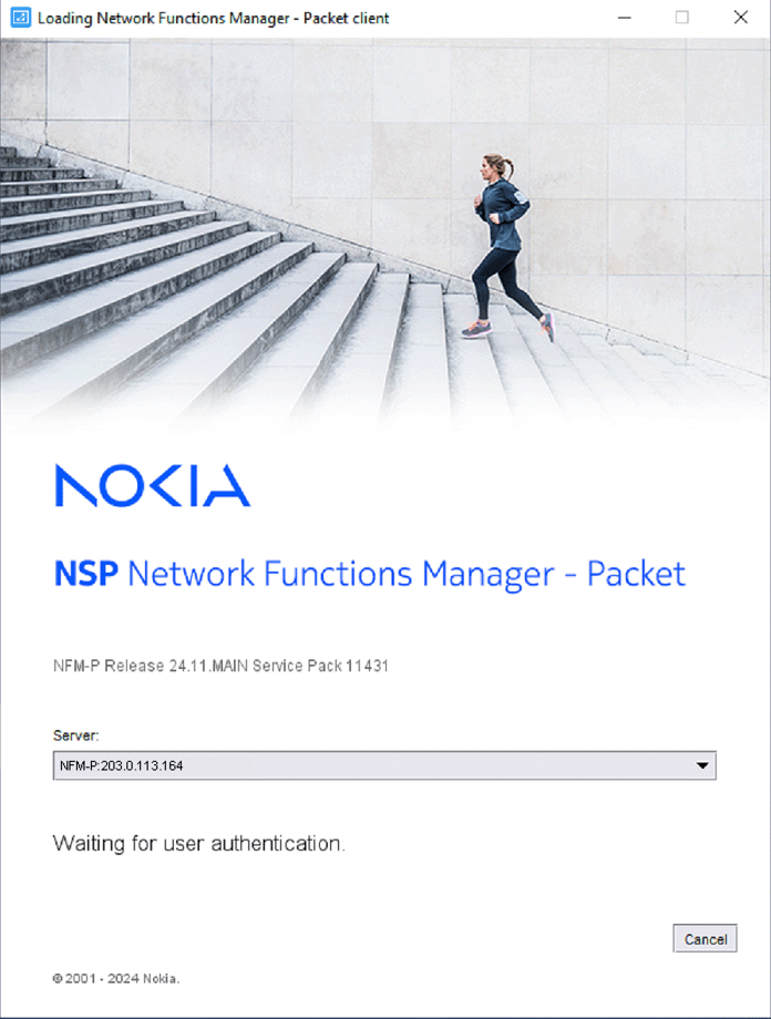 Waiting for user authentication