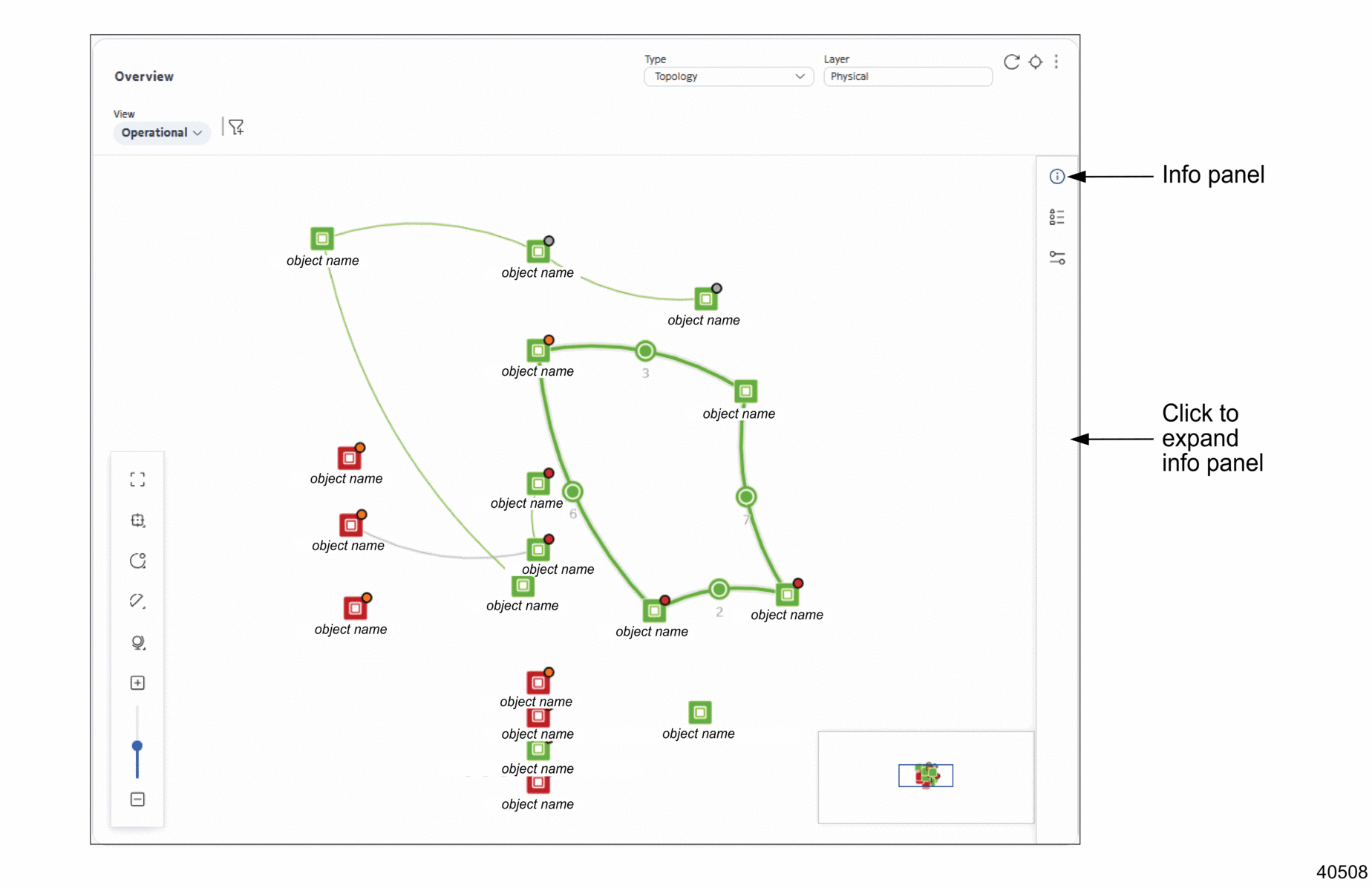 Info panel collapsed