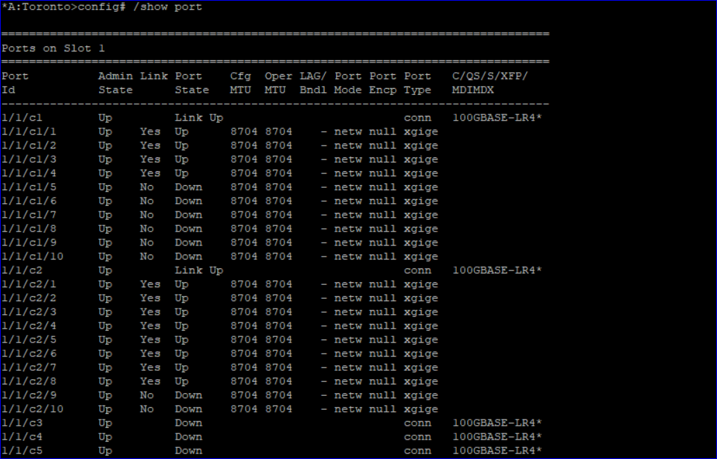 NE CLI check after deployment