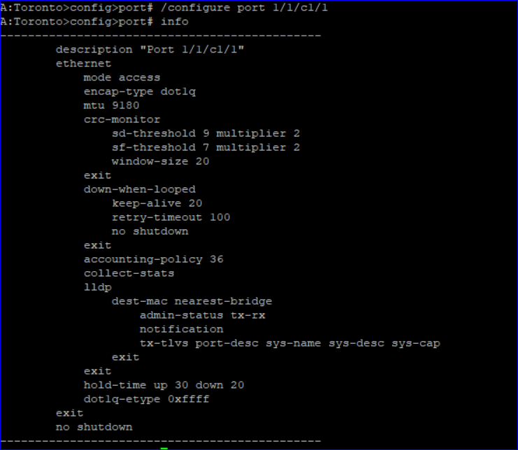 NE CLI after deployment