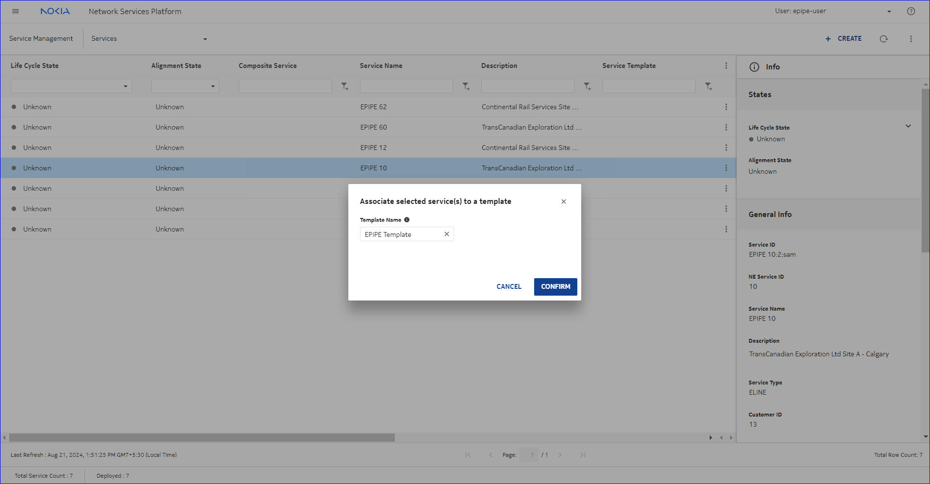 Example 1: EPIPE 10