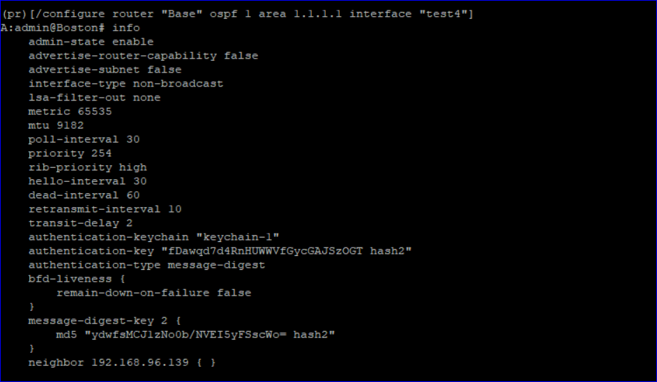 NE CLI after deployment