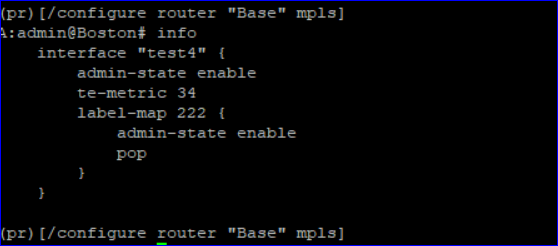 NE CLI after deployment