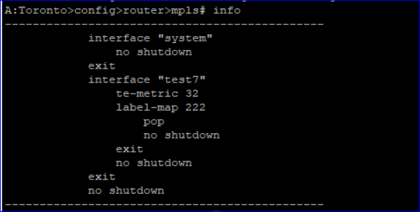NE CLI after deployment