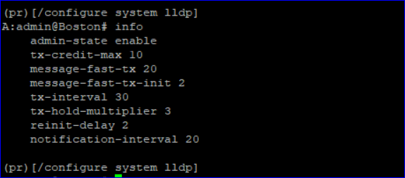 NE CLI after deployment: