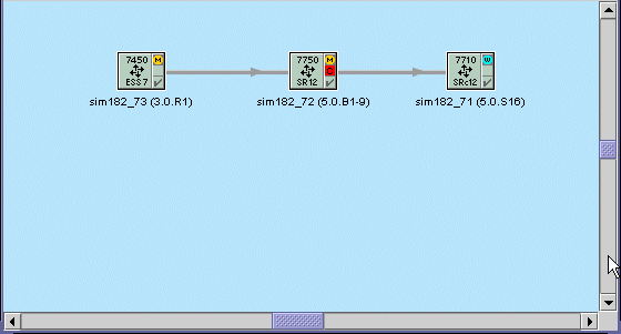 LSP path topology map LSP path topology map
